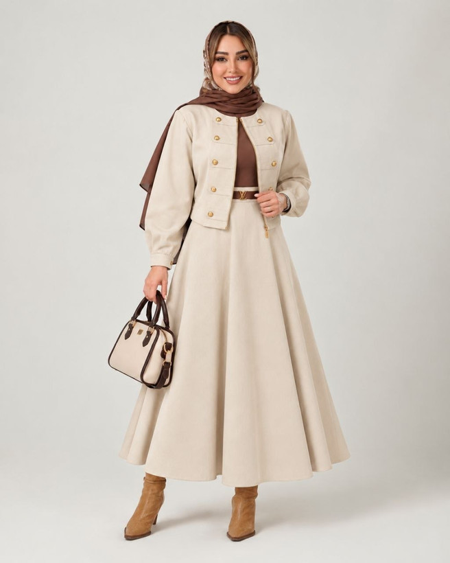 کت و دامن زنانه ژوزفین مدل کلاسیک